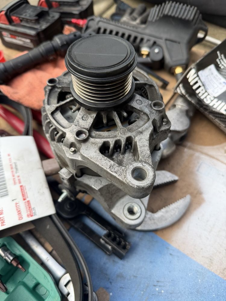 Old alternator out