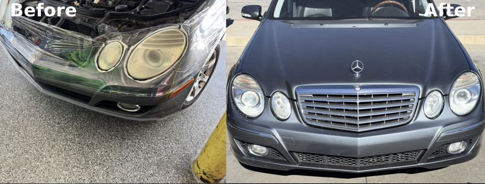 Headlight restoration -- from cloudy to crystal clear! - headlight restoration, vehicle light