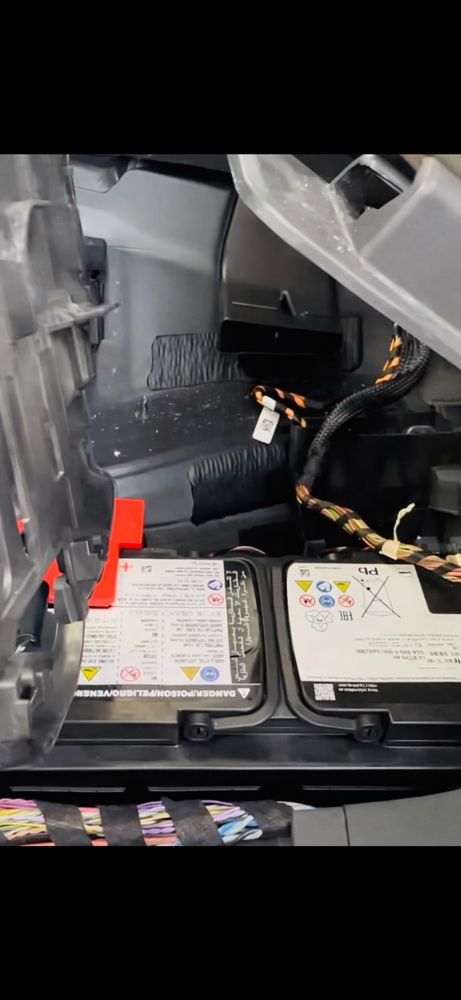 2021 Mercedes GLE350 -- battery replacement under driver seat with programming.  ProFixGo Mobile Service - is duplicate