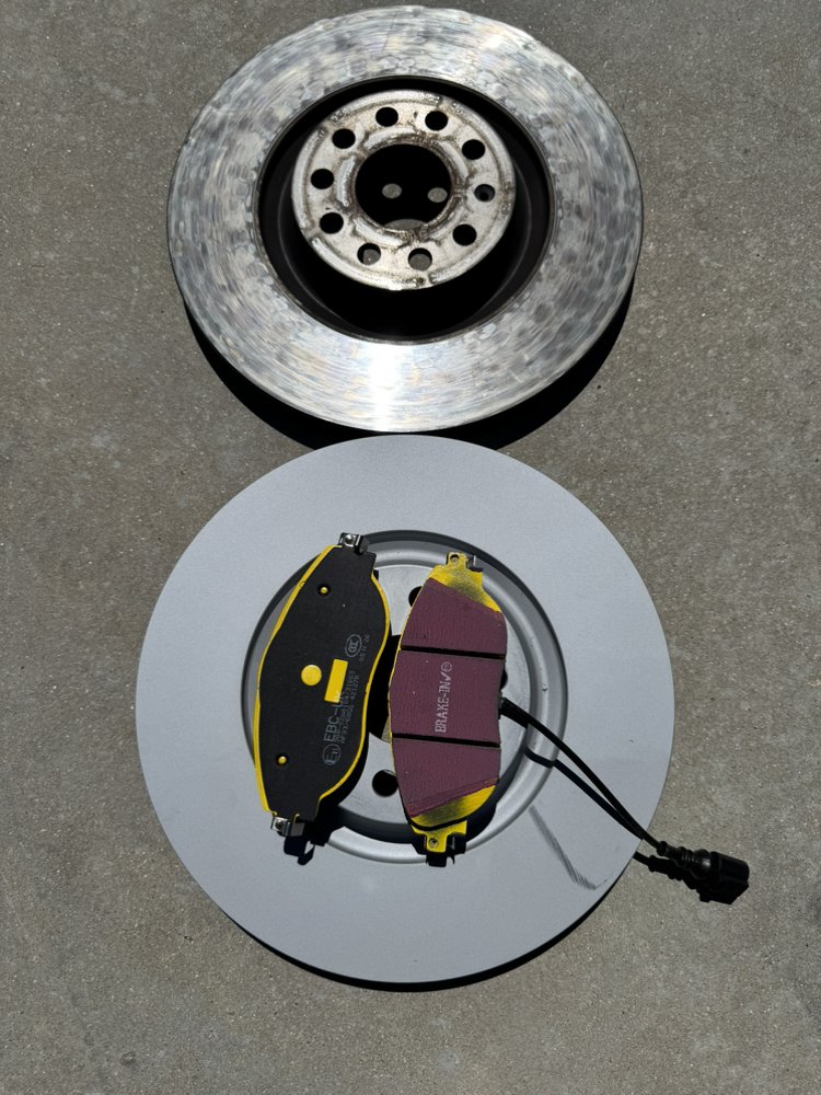 Don't wait until your brakes become a safety issue. Premium Zimmermann rotors and brake pads installed for safe, reliable stopping.