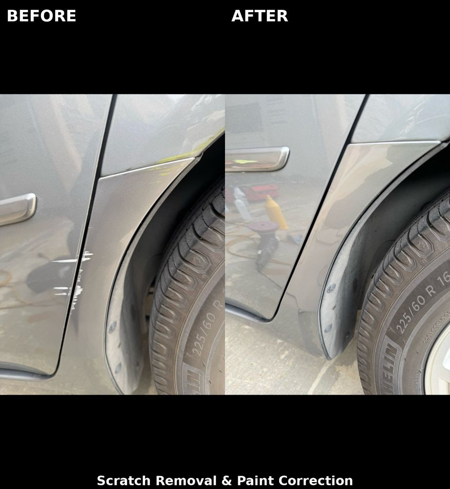 Scratch removal & paint correction. Mobile service. Same-day results.