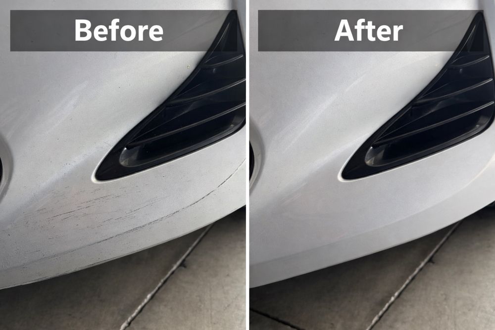 Scratch removal & bumper polishing -- professional results on-site.