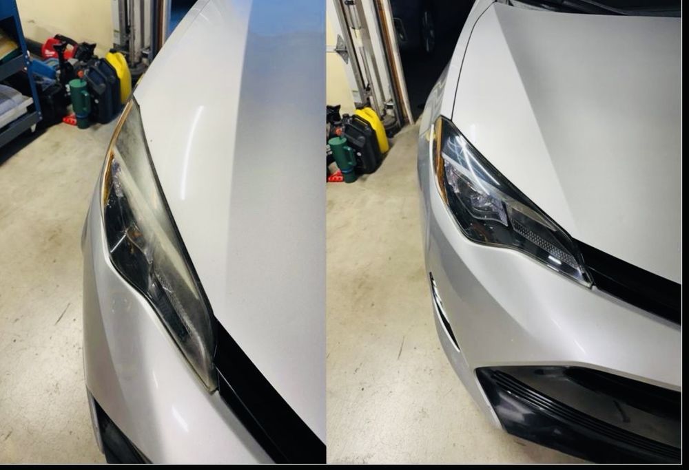 Headlight restoration -- from cloudy to crystal clear! - headlight restoration, vehicle light