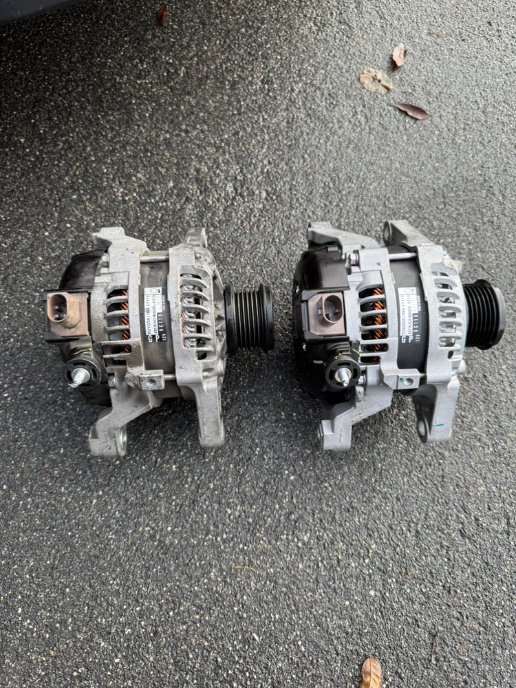 Toyota Camry 2021 - alternator replacement.  There's a myth that Toyotas never break down.  What about yours? - services car toyota
