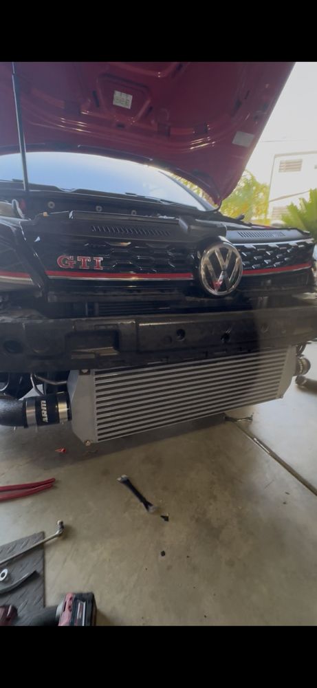 Volkswagen GTI - Upgraded Intercooler Installation