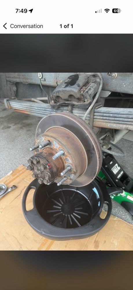 New axle stud