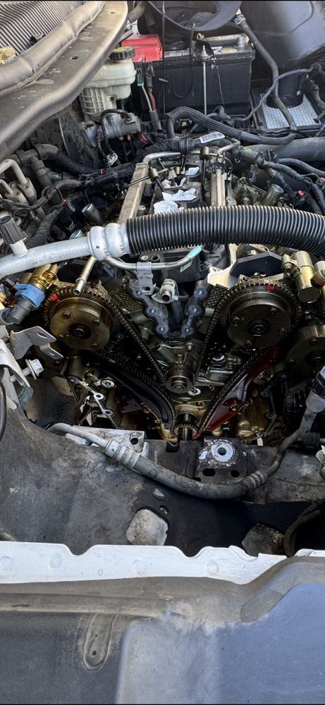 Ford Explorer EcoBoost -- Water Pump & Timing Chain Service.  Professional mobile repair done right the first time.
